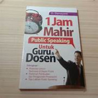 1 Jam mahir Public Speaking Untuk Guru Dan Dosen