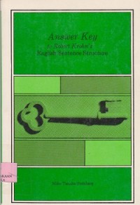 Answer key to robert Krohn's English sentence structure