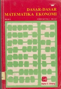Dasar-dasar matematika ekonomi