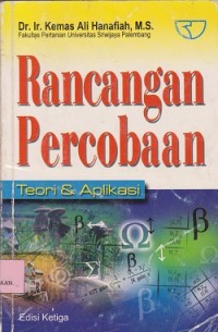 Rancangan percobaan teori & aplikasi