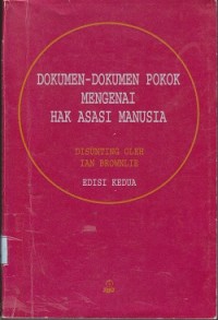 Dokumen-dokumen pokok mengenai hak asasi manusia