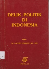 Delik politik di Indonesia