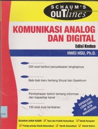 Schaum's outlines komunikasi analog dan digital