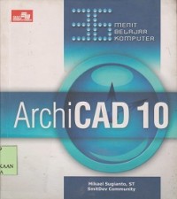 36 menit belajar komputer AchiCAD 10