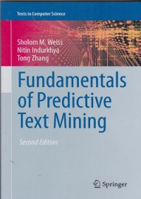 Fundamentals of predictive text mining