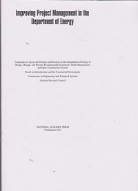 Improving project management in the department of energy