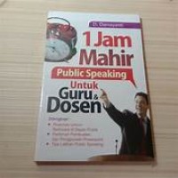 Image of 1 Jam mahir Public Speaking Untuk Guru Dan Dosen