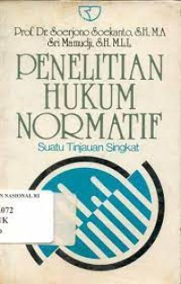 Image of Penelitian Hukum Normatif Suatu Tinjauan Singkat