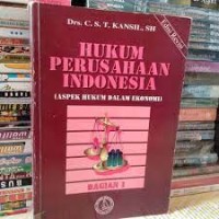 Image of Hukum Perusahaan Indonesia (Aspek Hukum Dalam Ekonomi)