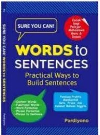 Image of Sure You Can! Words To Sentences: Practical Ways To Build Sentences