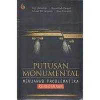 Image of Putusan Monumental: Menjawab Problematika Kenegaraan