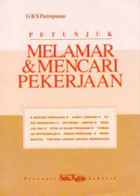 Image of Petunjuk Melamar & Mancari Pekerjaan