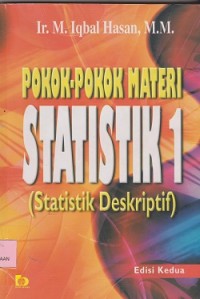Image of Pokok-pokok materi statistik 1 (statistik deskriptif)