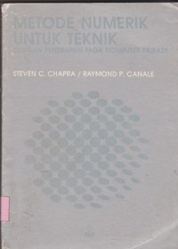 Image of Metode numerik untuk teknik dengan penerapan pada komputer pribadi