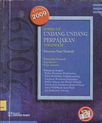Image of Komplikasi undang-undang perpajakan terlengkap susunan satu naskah