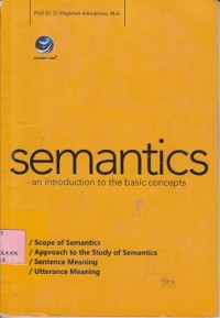 Image of Semantics an introduction to the basic concepts