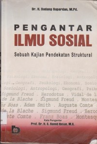 Image of Pengantar ilmu sosial : sebuah kajian pendekatan struktural