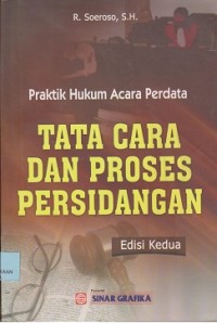 Image of Praktik hukum acara perdata : tata cara dan proses persidangan