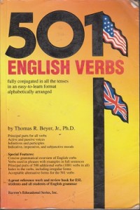 Image of 501 english verbs : fully conjugated in all the tenses in an easy-learn format alphabetically arranged