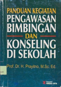 Image of Panduan kegiatan pengawasan bimbingan dan konseling di sekolah