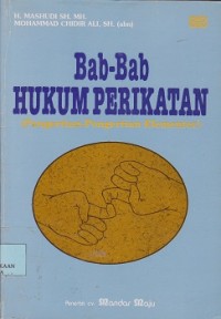 Image of Bab-bab hukum perikatan (pengertian-pengertian elementer)