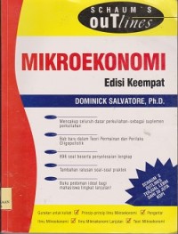 Image of Schaum's outline mikroekonomi
