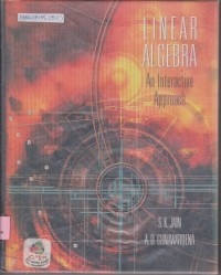 Image of Linear algebra an interactive approach