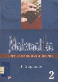Image of Matematika untuk ekonomi & bisnis