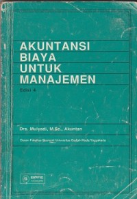Image of Akuntansi biaya untuk manajemen