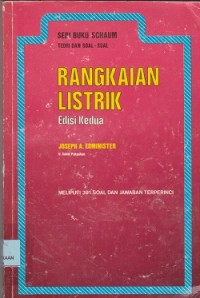 Image of Rangkaian listrik teori dan soal-soal (seri buku schaum)
