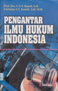 Image of Pengantar ilmu hukum Indonesia