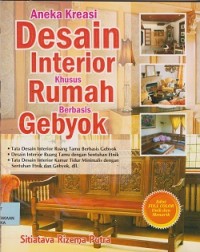 Image of Aneka kreasi desain interior khusus rumah berbasis gebyok