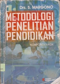 Image of Metodologi penelitian pendidikan : komponene MKDK