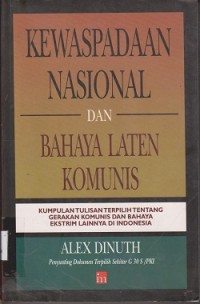 Image of Kewaspadaan nasional dan bahaya laten komunis