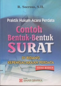 Image of Praktik hukum acara perdata contoh bentuk-bentuk surat di bidang kepengacaraan perdata