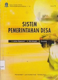 Image of Materi pokok sistem pemerintahan desa IPE 4208/2SKS/modul 1-6