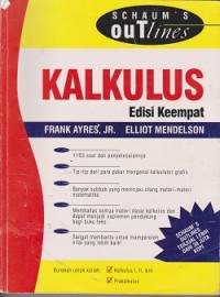 Image of Schaum's outlines kalkulus