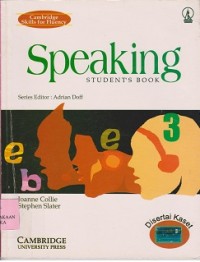 Image of Speaking 3 : student's book