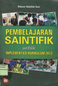 Image of Pembelajaran saintifik : untuk implementasi kurikulum 2013
