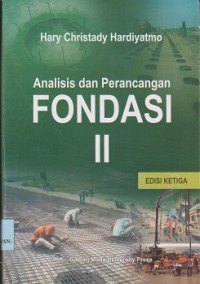 Image of Analisis dan perencanaan fondasi II