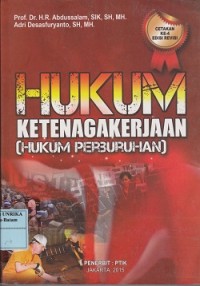 Image of Hukum ketenagakerjaan [hukum perburuhan]
