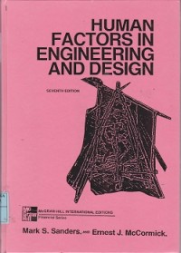 Image of Human factors in engineering and design