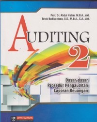 Image of Auditing 2 : dasar-dasar prosedur pengauditan laporan keuangan