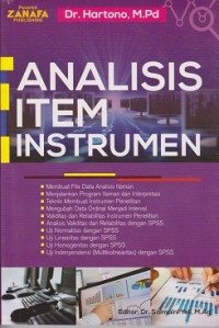 Image of Analisis item instrumen : membuat file data analisis iteman, menjalankan program iteman dan interpretasi...