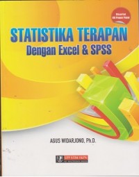 Image of Statistika terapan dengan excel & SPSS