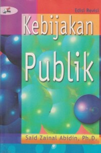 Image of Kebijakan publik