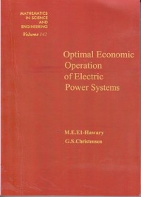 Image of Optimal economic operation of electric power systems
