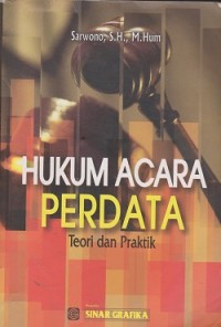 Image of Hukum acara perdata teori dan praktik