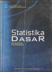 Image of Materi pokok statistika dasar PAMA3226/3SKS/modul 1-9
