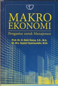 Image of Makroekonomi : pengantar untuk manajemen